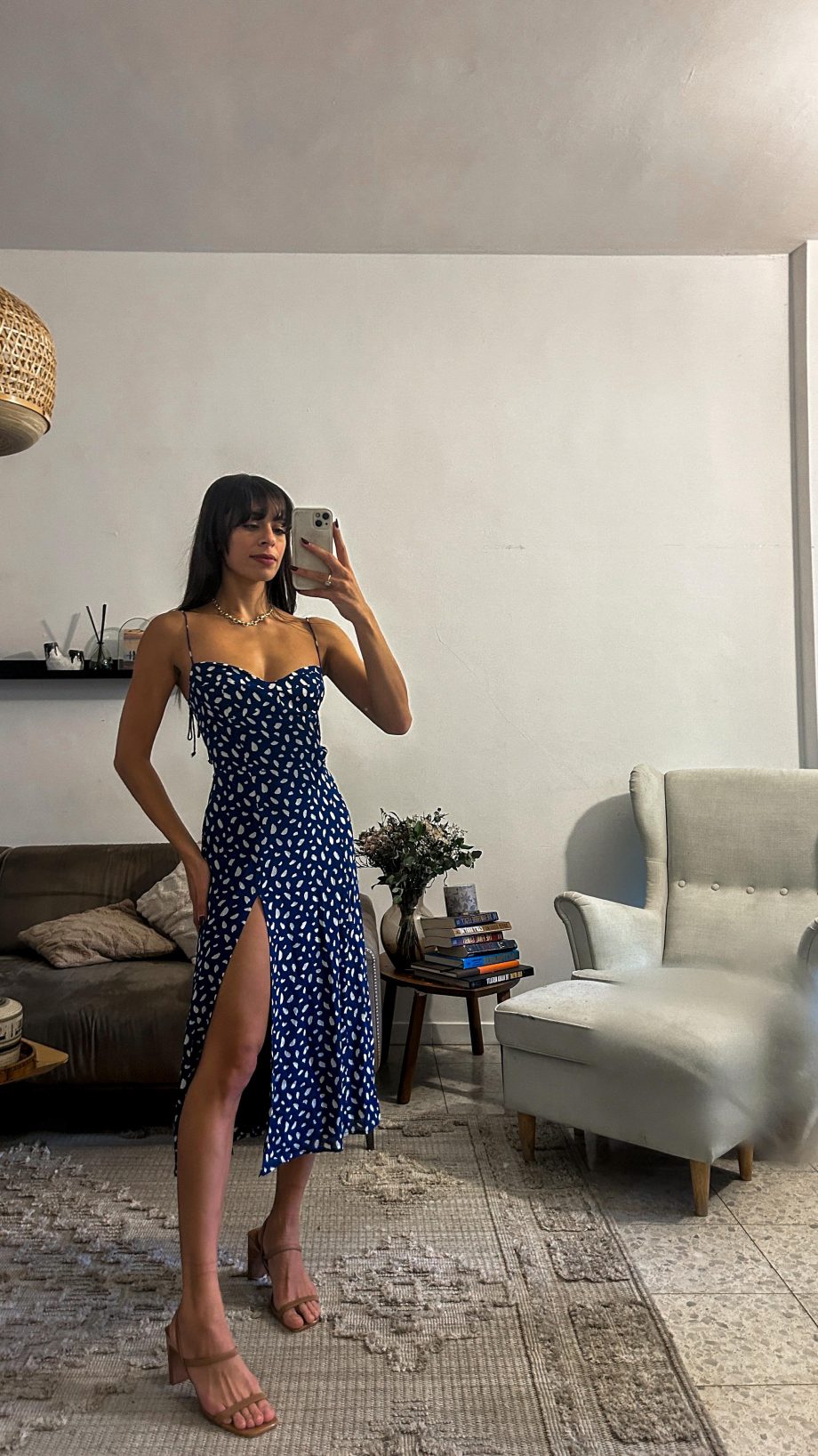 Reformation Juliette dress in Moray Print